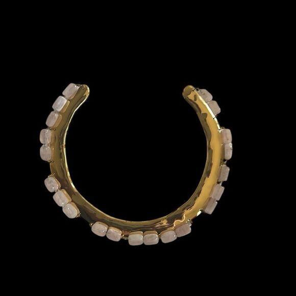 JIL SANDER embellished cuff necklace, New with dust bag and box - Picture 3 of 11